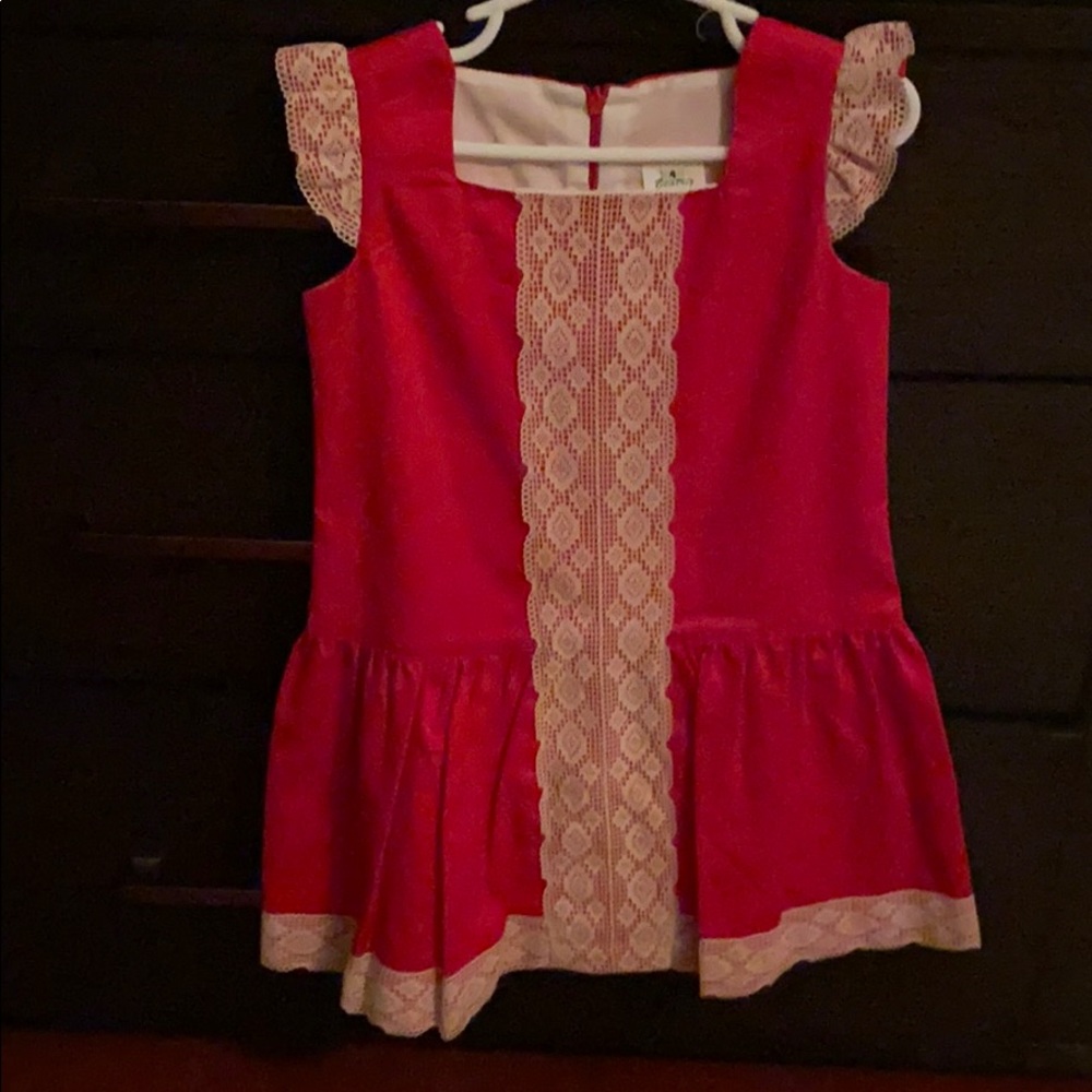 Red festive dress